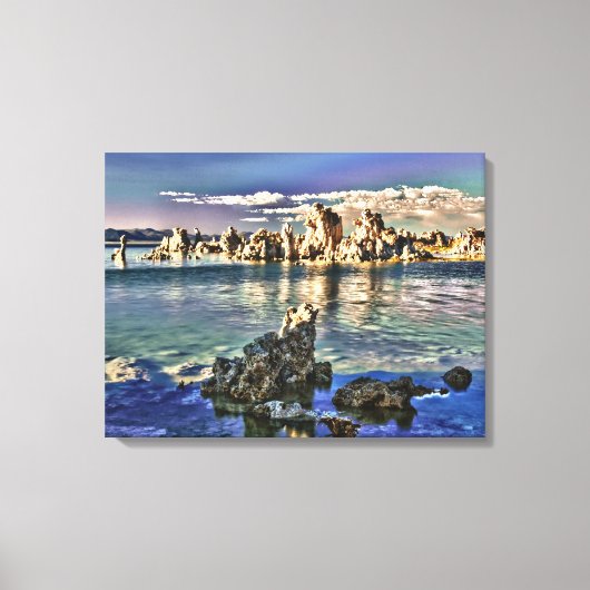 カリフォルニア州モノレイク キャンバスプリント (正面)