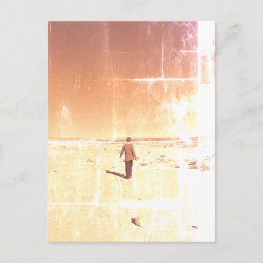 カリフォルニア州モノ湖の静けさ ポストカード (正面)