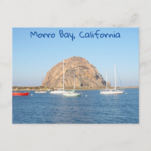 カリフォルニア州モロ・ロック ポストカード (正面)