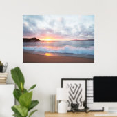 カリフォルニア州モントレーのパシフィックコーストサンセット ポスター (ホームオフィス)