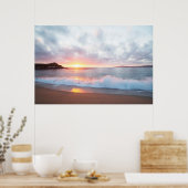 カリフォルニア州モントレーのパシフィックコーストサンセット ポスター (キッチン)