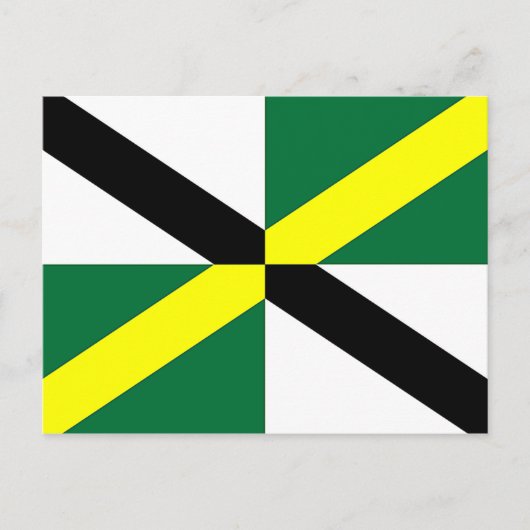 カリフォルニア州モントレー州旗はがき ポストカード (正面)