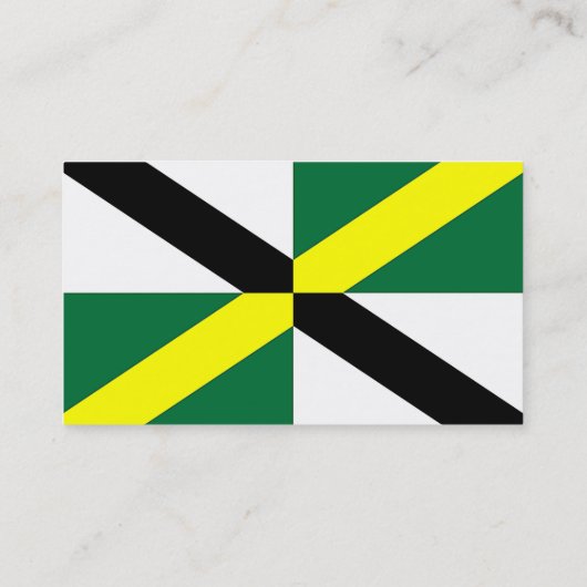 カリフォルニア州モントレー州旗を持つ名刺 名刺 (裏面)