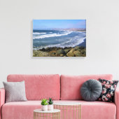 カリフォルニア州モーロ湾 キャンバスプリント (インサイチュ (リビング))