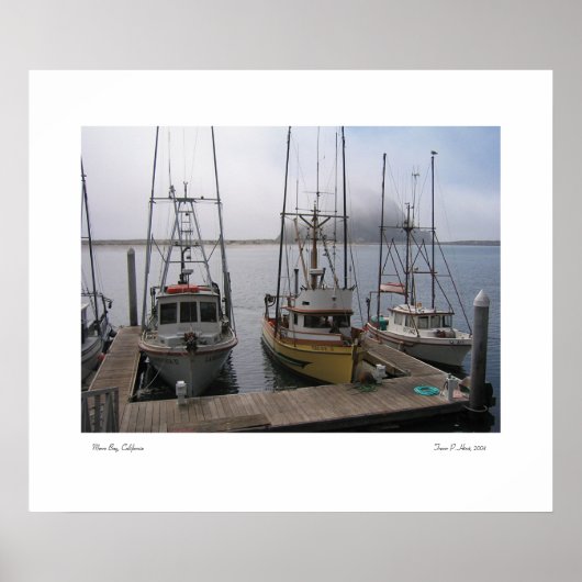 カリフォルニア州モーロ湾 ポスター (正面)