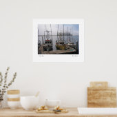 カリフォルニア州モーロ湾 ポスター (キッチン)