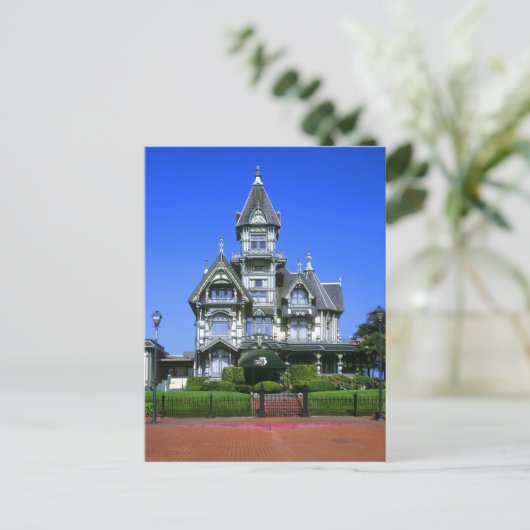 カリフォルニア州ユーレカにあるカーソンマンション ポストカード (スタンド正面)