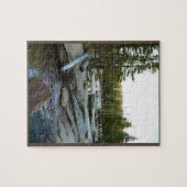 カリフォルニア州ヨセミテのキャンプ場でツオルムネ川を渡る ジグソーパズル (横)