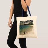 カリフォルニア州ヨセミテのテナヤ湖の海岸 トートバッグ (正面(商品))