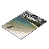 カリフォルニア州ヨセミテのテナヤ湖の海岸 ノートブック (左側)