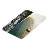 カリフォルニア州ヨセミテのテナヤ湖の海岸 マグネット (左側)