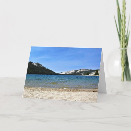 カリフォルニア州ヨセミテのテナヤ湖 カード (正面)