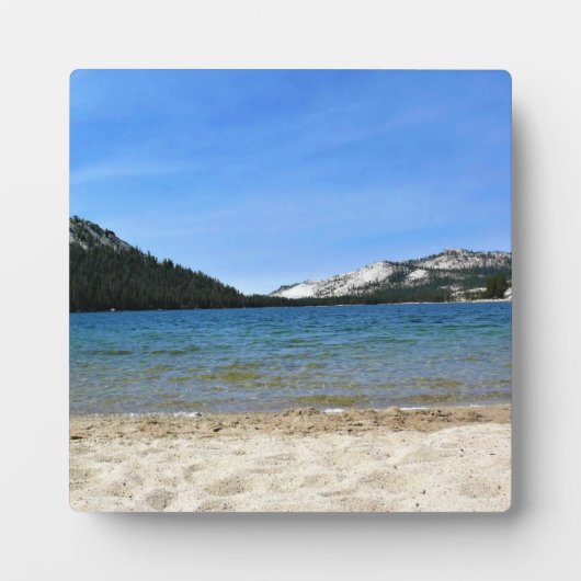 カリフォルニア州ヨセミテのテナヤ湖 フォトプラーク (正面)