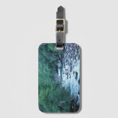 カリフォルニア州ヨセミテのメルセド川by Happy Isles ラゲッジタグ (正面縦)