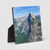 カリフォルニア州ヨセミテの氷河ポイントからハーフドーム フォトプラーク (正面)