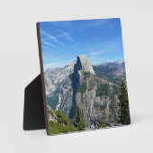 カリフォルニア州ヨセミテの氷河ポイントからハーフドーム フォトプラーク (正面)