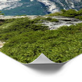 カリフォルニア州ヨセミテの氷河ポイントからハーフドーム ポスター (角)