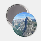 カリフォルニア州ヨセミテの氷河ポイントからハーフドーム マグネット (正面/裏面)