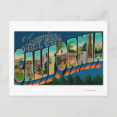 カリフォルニア州ヨセミテナットパーク ポストカード (正面)