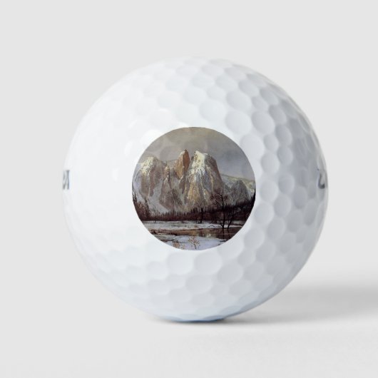 カリフォルニア州ヨセミテバレー（カテドラルロック） ゴルフボール (正面)