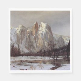 カリフォルニア州ヨセミテバレー（カテドラルロック） スタンダードランチョンナプキン