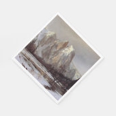 カリフォルニア州ヨセミテバレー（カテドラルロック） スタンダードランチョンナプキン (角)