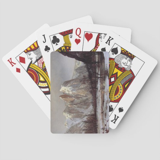 カリフォルニア州ヨセミテバレー(カテドラルロック) トランプ (裏面)