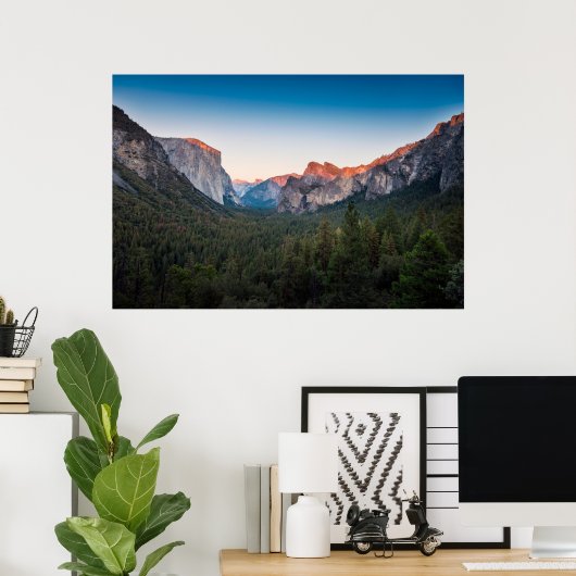 カリフォルニア州ヨセミテバレー ポスター (ホームオフィス)