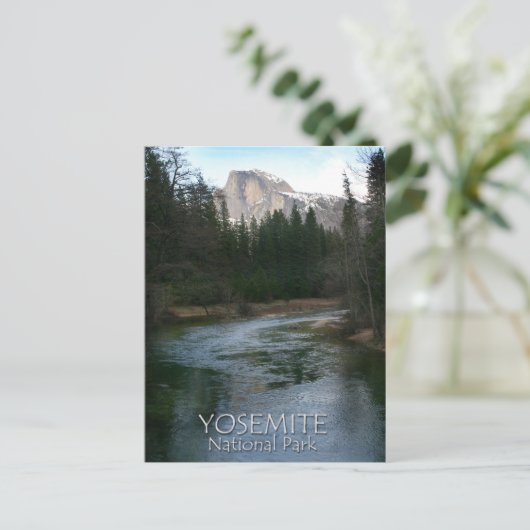 カリフォルニア州ヨセミテ国立公園のハーフドーム ポストカード (スタンド正面)