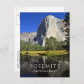 カリフォルニア州ヨセミテ国立公園エルキャピタン ポストカード (正面/裏面)