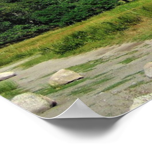 カリフォルニア州ヨセミテ国立公園ハーフドーム ポスター (角)