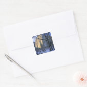 カリフォルニア州ヨセミテ国立公園。アメリカ。ライト スクエアシール (封筒)