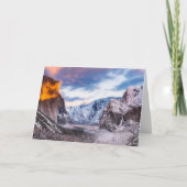 カリフォルニア州ヨセミテ国立公園 カード (正面)