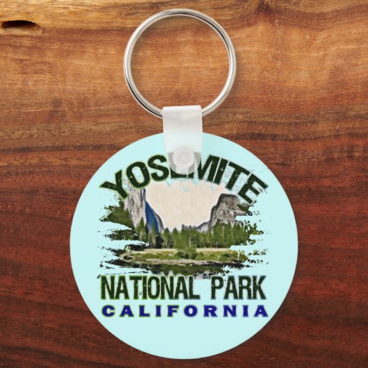 カリフォルニア州ヨセミテ国立公園 キーホルダー (正面)