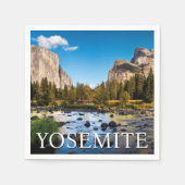 カリフォルニア州ヨセミテ国立公園 スタンダードカクテルナプキン (正面)