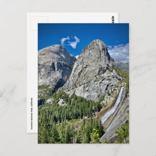 カリフォルニア州ヨセミテ国立公園 ポストカード (正面/裏面)
