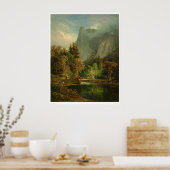 カリフォルニア州ヨセミテ州センティネル・ロック(0797A) ポスター (キッチン)