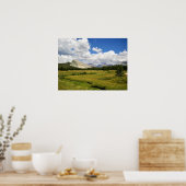 カリフォルニア州ヨセミテ州トゥールムネメドウズのレンバルトドーム ポスター (キッチン)