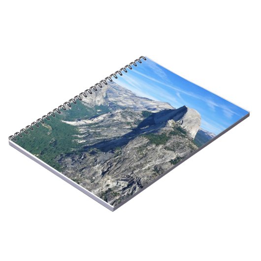 カリフォルニア州ヨセミテ、氷河ポイントからのハーフドーム ノートブック (左側)