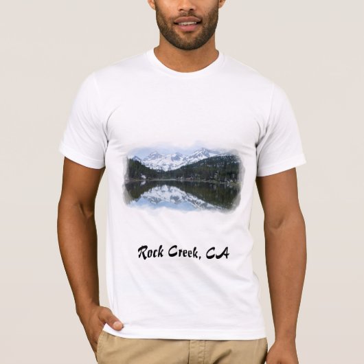 カリフォルニア州ライトロッククリーク Tシャツ (正面)