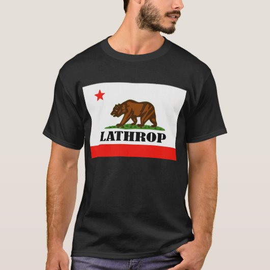 カリフォルニア州ラスロップ Tシャツ (正面)