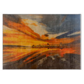 カリフォルニア州ラ絵画ジョーラ、Scripps Pierのバージョン カッティングボード (正面)