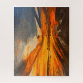 カリフォルニア州ラ絵画ジョーラ、Scripps Pierのバージョン ジグソーパズル (縦)