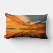 カリフォルニア州ラ絵画ジョーラ、Scripps Pierのバージョン ランバークッション (正面)