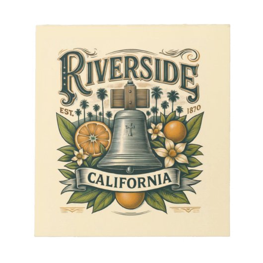 カリフォルニア州リバーサイド ノートパッド (正面)