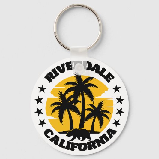 カリフォルニア州リバーデール キーホルダー (正面)
