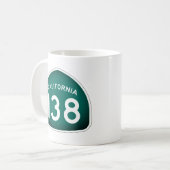 カリフォルニア州ルート138コーヒーマグ コーヒーマグカップ (正面左)