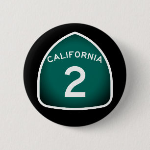 カリフォルニア州ルート2 缶バッジ
