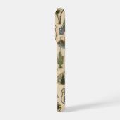 カリフォルニア州ルート66コースト沿いのレトロな逃避行 iPhoneケース (左側面)