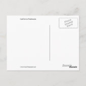 カリフォルニア州レッドウッズハガキ ポストカード (裏面)